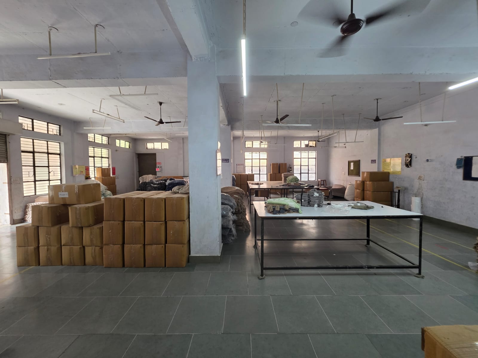 Warehouse dispatch floor